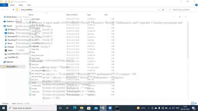 Write a Java program to input marks of five subjects.Calculate percentage and grade || Result смотреть онлайн