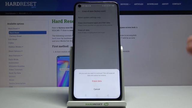 How to Factory Reset REALME 7 – Remove All Content & Settings смотреть онлайн