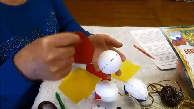 Третье занятие. Текстильная аппликация на пенопластовой основе (кинусайга) смотреть онлайн