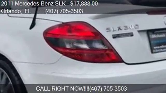 2011 Mercedes-Benz SLK SLK 300 2dr Convertible For Sale In O