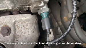 Skoda Fabia Oil Pressure Sensor Location