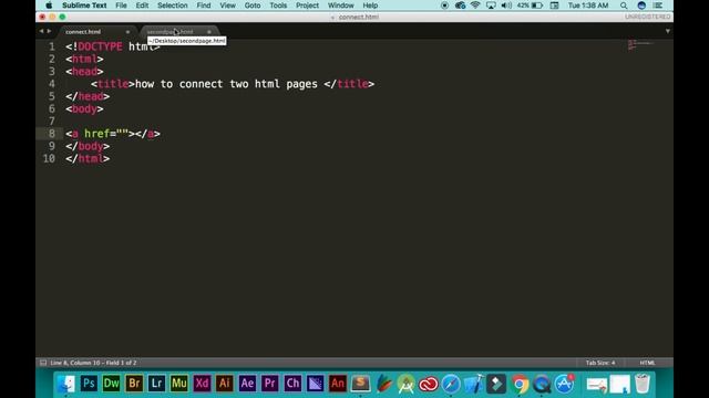 HOW TO CONNECT TWO HTML PAGES . смотреть онлайн