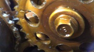 . Установка цепи ГРМ по меткам 2az-fe