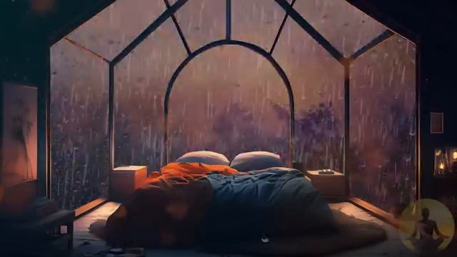 Rain Sounds For Sleeping At Night - Thunderstorm Sounds |Relaxing Rain, Thunder & Lightning Ambienc