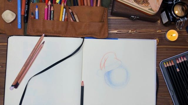 Рисуем открытку на Новый год | уроки рисования карандашами смотреть онлайн