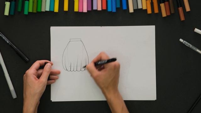 Технический рисунок. Как рисовать складки и сборки? смотреть онлайн