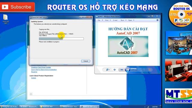 Hướng dẫn cài đặt AutoCad 2007 - Đăng ký kênh để xem các video khác смотреть онлайн