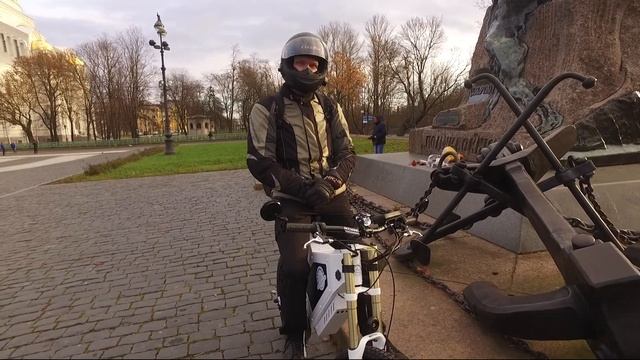 Мощный Российский электровелосипед Electro-Customs Whitebird 3000вт