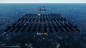 Страны по количеству атомных подводных лодок.