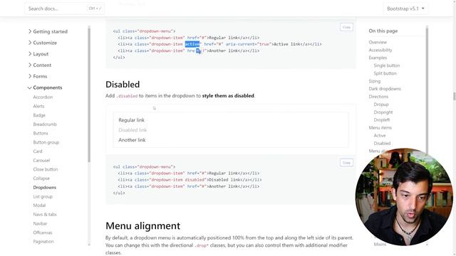 ? Qué puedes hacer con los DROPDOWN en Bootstrap 5 смотреть онлайн