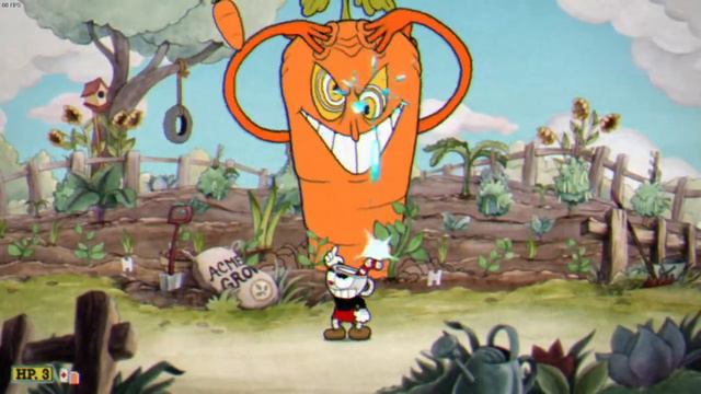 Cuphead Boss БАНДА КОРНЕПЛОДОВ (ПРОХОЖДЕНИЕ БЕЗ ЗВУКА) смотреть онлайн