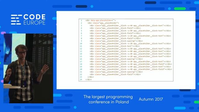 Modern web development (...) - lecture by Jakub Słowiński - Code Europe Autumn 2017 смотреть онлайн