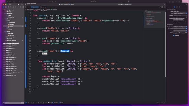 Vapor: How to Use Routes - Server Side Swift смотреть онлайн