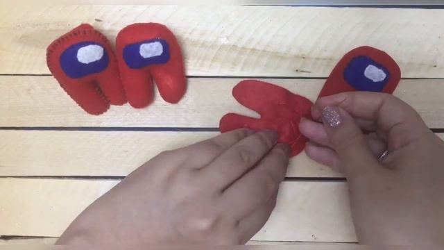 МК Игрушка-брелок Among Us (амонг ас)из фетра// DIY Among Us Tutorial Felt