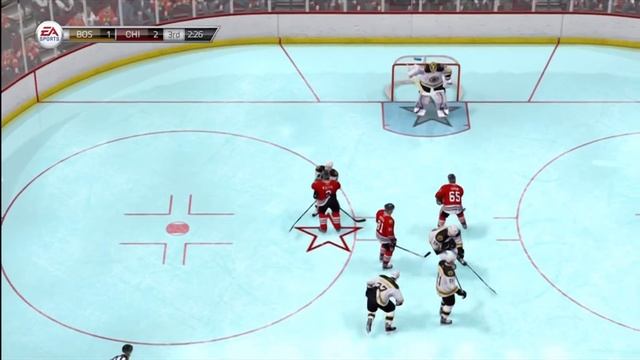 NHL 14 Demo Gameplay: Blackhawks vs Bruins (NHL 94 Mode) Xbox 360 смотреть онлайн