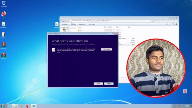 How to Upgrade Windows 7 to Windows 8/8.1 Without Losing Data and Without USB DRIVE смотреть онлайн