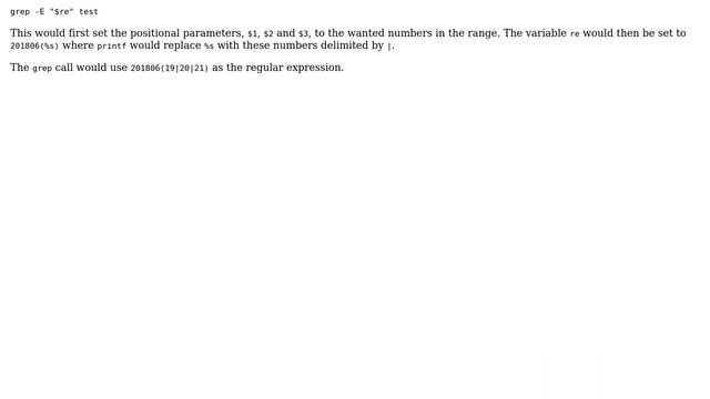 grep range of numbers in a text file (4 Solutions!!) смотреть онлайн