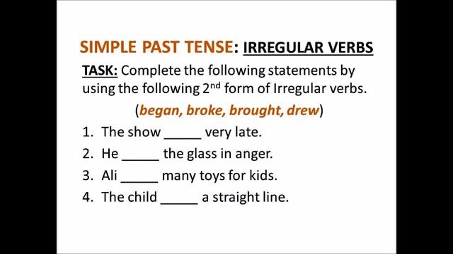 Simple Past Tense/Past indefinite Tense смотреть онлайн