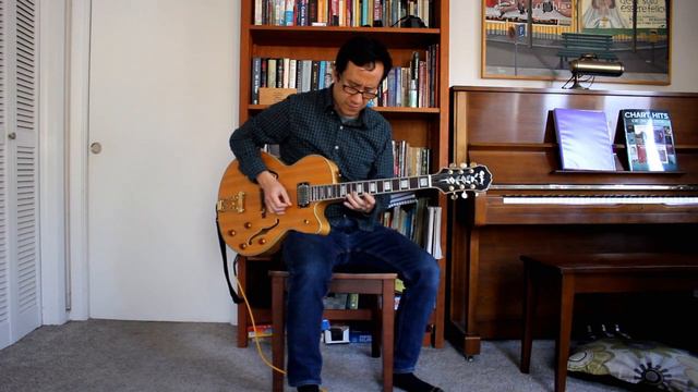 Strasbourg / St. Denis - jazz guitar solo - Epiphone Emperor смотреть онлайн