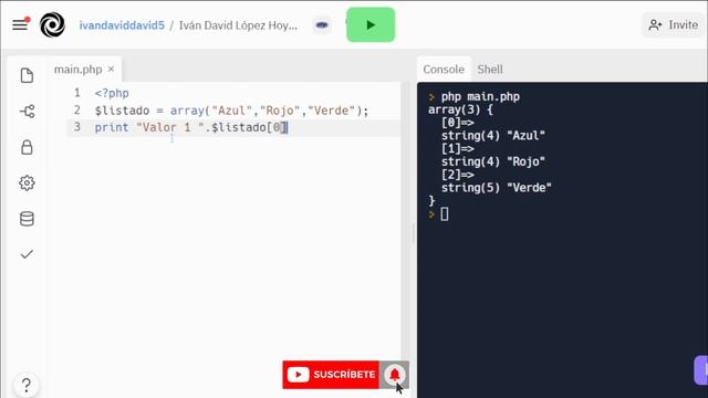 ? ARREGLOS EN PHP EJEMPLOS ? COMO DEFINIRLOS Y LEERLOS ▶ CURSO DE PHP DESDE CERO смотреть онлайн