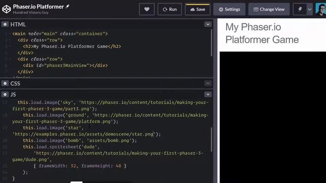 Create a Phaser Game on CodePen Part 1 смотреть онлайн