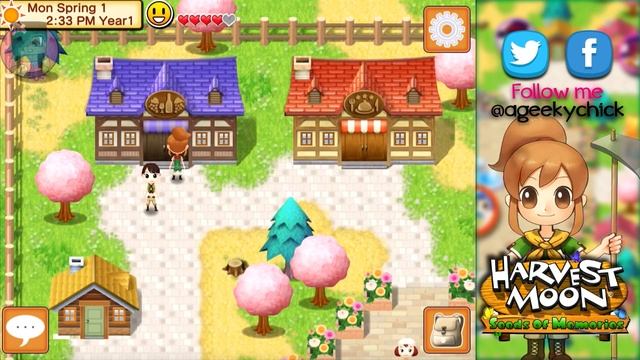 Harvest Moon: Seeds of Memories: Exploring Town смотреть онлайн