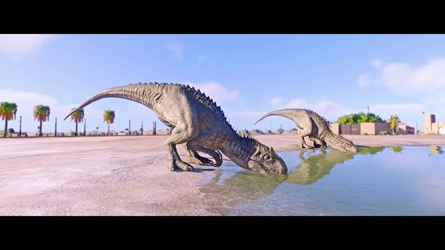 Indominus Rex All Perfect Animations & Interactions 🦖 Jurassic World Evolution 2 - JWE, I-REX смотреть онлайн