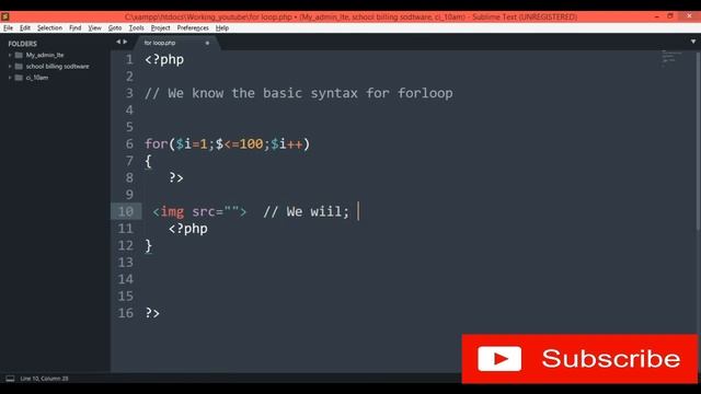 How to print an image using loop in php | printing images using for loop | Looping an image in ph смотреть онлайн