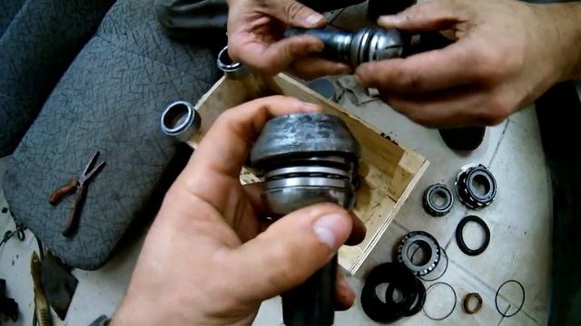 Газ 14 чайка №5 (Дефектовка ходовой части и трансмиссии) смотреть онлайн