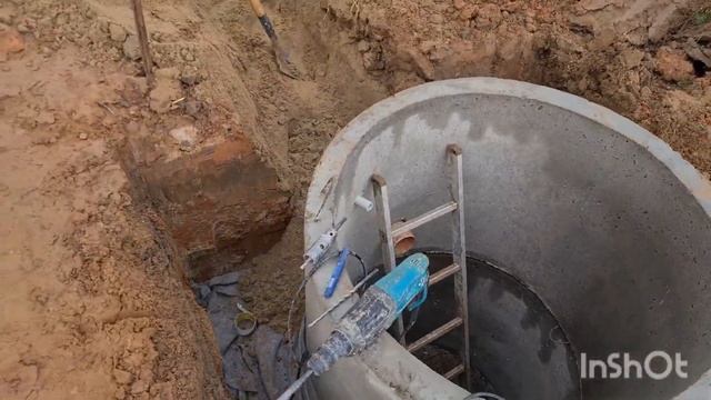 монтаж станции ФЛАГМАН-5 насос в дренажном колодце. делайте так же смотреть онлайн