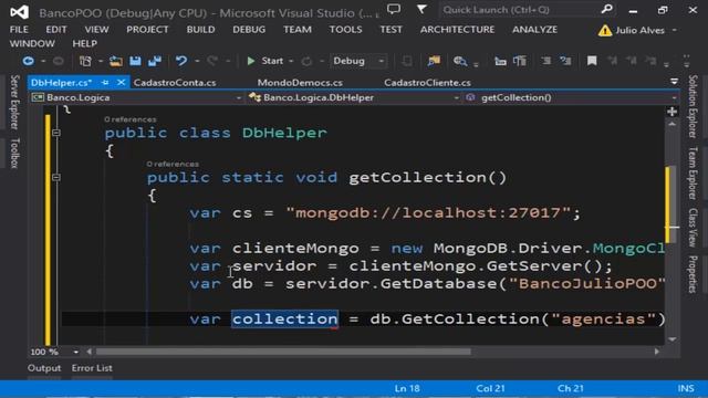 Orientação a Objetos com C# - Mongo DB - CRUD (Parte 2) смотреть онлайн
