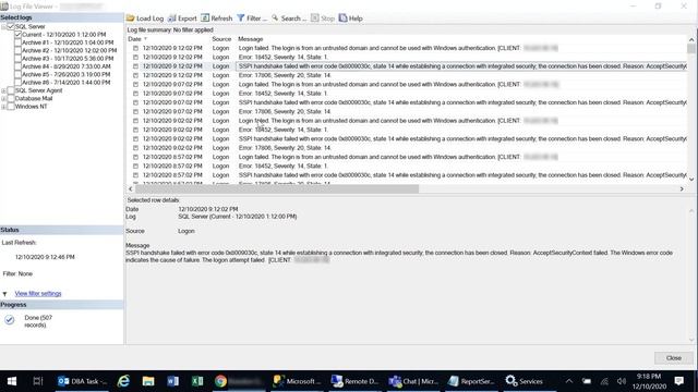 SSPI Handshake Error Multi Domain смотреть онлайн