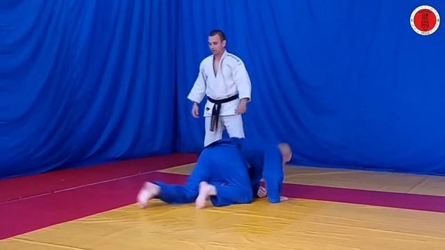 Бросок через спину с захватом рукава и отворота (моротэ-сэой-нагэ\morote-seoi-nage) смотреть онлайн