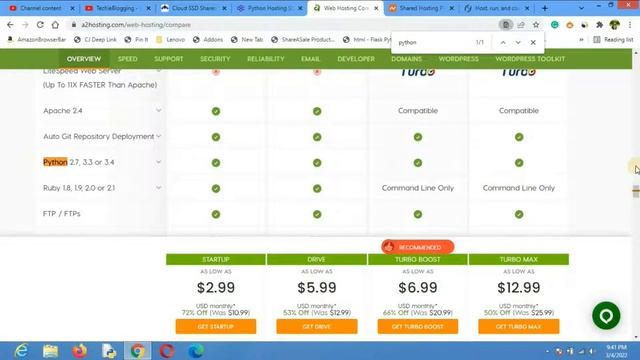 Top 5 Python Shared Hosting Provider For Python Web App Django Flask Web2py Bottle смотреть онлайн