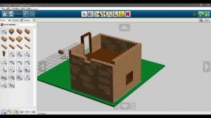 Лего дом в программе  LEGO Digital Designer.