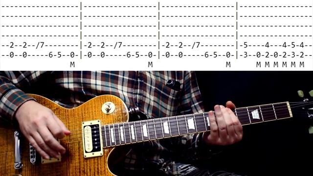 НОВИЧКАМ! Играем Riff Enter Sandman - Metallica! Подробный обзор с табами! смотреть онлайн