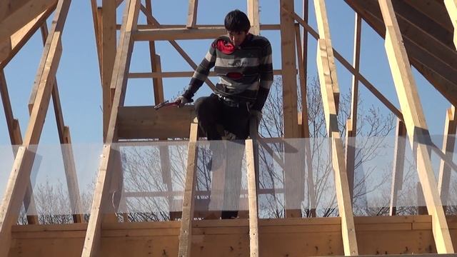 Крыша мансарда делаем обрешётку смотреть онлайн