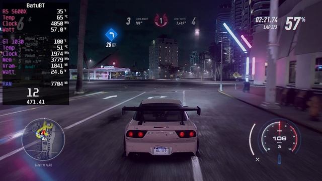 Need for Speed Heat | GT 1030 | ALL SETTINGS смотреть онлайн