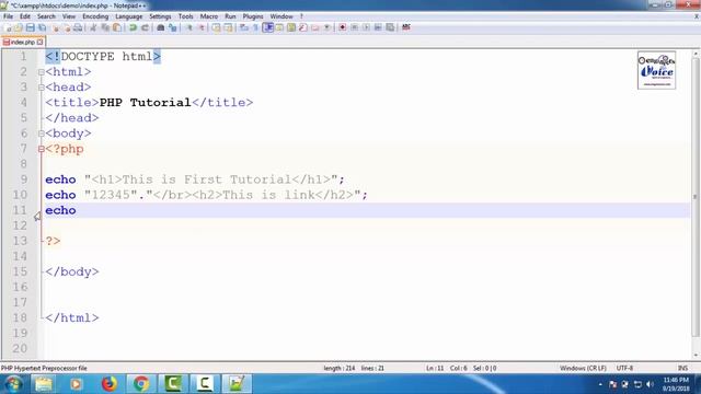 PHP & MySQL Full Tutorials in Bangla Part 03- (Echo/Print) смотреть онлайн