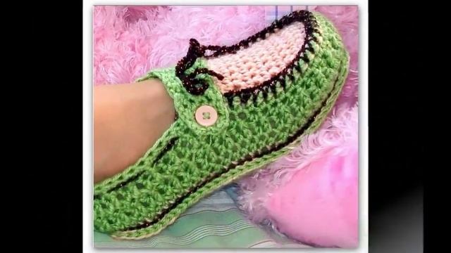 Очарователые туфельки крючком. Вязанные туфельки на вашей ножке смотреть онлайн