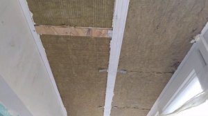 Утепления потолка на балконе