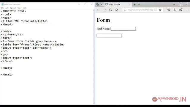 Html for Beginners 08 Form Fields(Input Label) смотреть онлайн