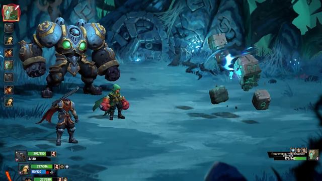 Battle Chasers: Nightwar [Прохождение RUS]. Часть 9: Пещера Баног. смотреть онлайн