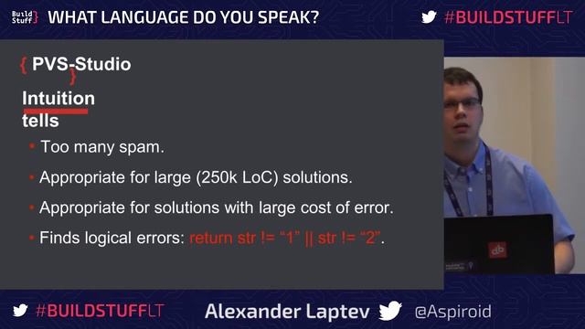Alexander Laptev - How to control your code смотреть онлайн