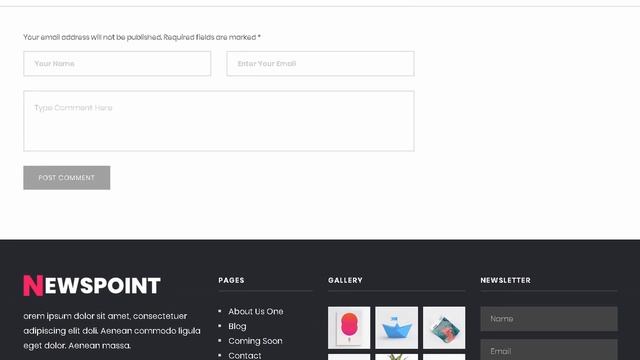 Newspoint - Creative Personal Blog WordPress Theme | Themeforest Templates смотреть онлайн