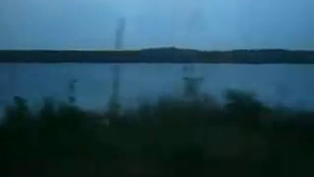 В районе Кавголово (без звука - из окна электропоезда) смотреть онлайн