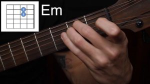 Как играть аккорд Ем на гитаре? Ми минор - Em