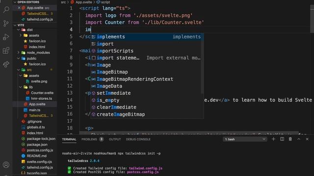 Svelte + Vite + TailwindCSS = ??? смотреть онлайн
