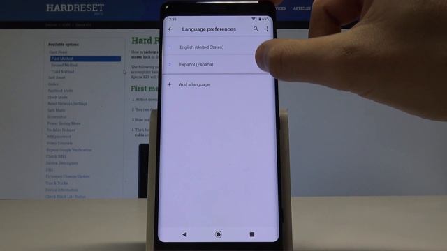 How to Change Language in SONY Xperia XZ3 - Set Up System Language смотреть онлайн