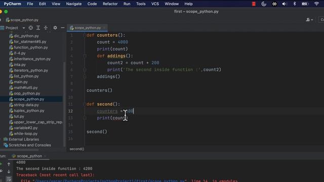 learn Python for Beginners,Scope of global variable python in Python , Scope of global variable #2 смотреть онлайн
